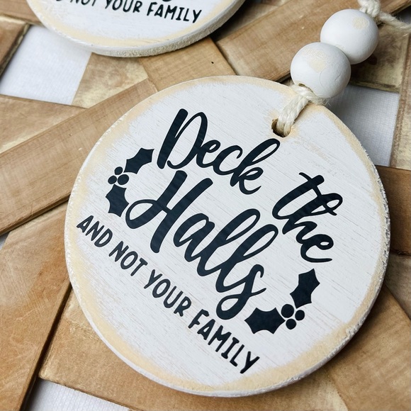 HANDMADE (Set of 2) Christmas Ornaments - Picture 4 of 7